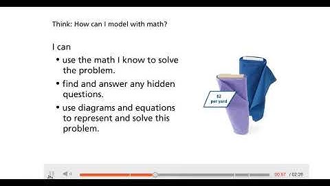 Math 2-6 Problem Solving: Model with Math
