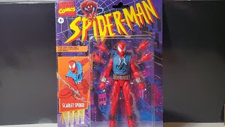 Marvel Legends Spider-Man Retro SCARLET SPIDER action figure review!!!