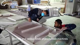 Cpingao Solid Surface Sanitary Ware Manufacturer——solid surface stone bathroom products Wealth