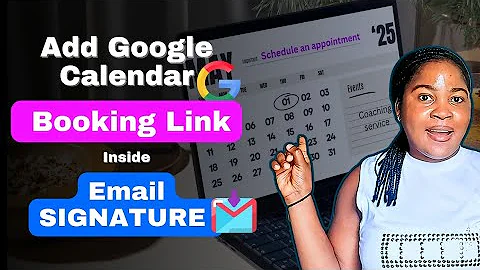 How to Add Google Calendar Appointment scheduler Link in Gmail Signature using Phone