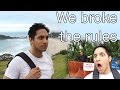 We broke the rules|Mount Maunganui Hiking|Tauranga-New Zealand