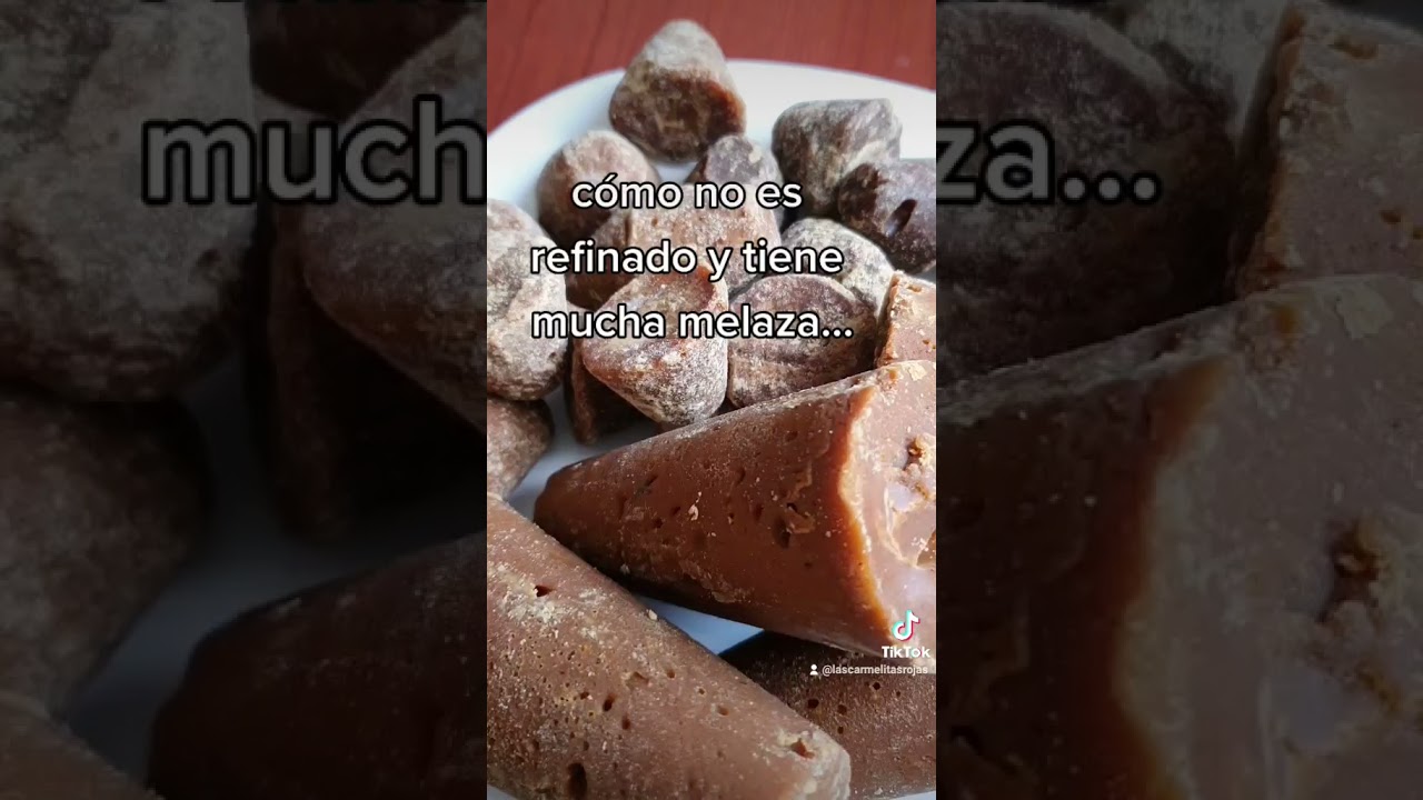 Azúcar sin refinar. Piloncillo, panela. 😊