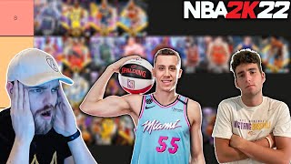 REACTING TO DBG RANKING THE BEST SHOOTING GUARDS IN NBA 2K22 MyTEAM (Tier List)