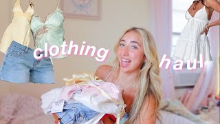 the CUTEST summer clothing haul!