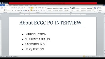 ECGC PO Interview| ECGC PO Interview 2022| All About ECGC PO Interview|