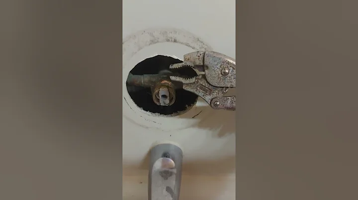 broken shower cartridge stem