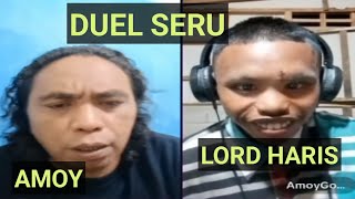 Duel Seru Lord Haris vs Amoy - Dinyanyiin Lagu Keju Sama Lord Haris