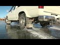 Tire Chains Ice Test