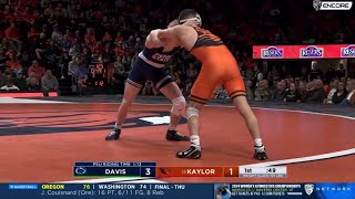 Braeden Davis(PSU) vs Brandon Kaylor(ORST) 1/5/24 (Jeff Byers Radio Call)