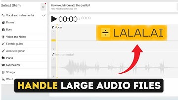 How to Handle Large Audio Files on Lalal.ai 2025?