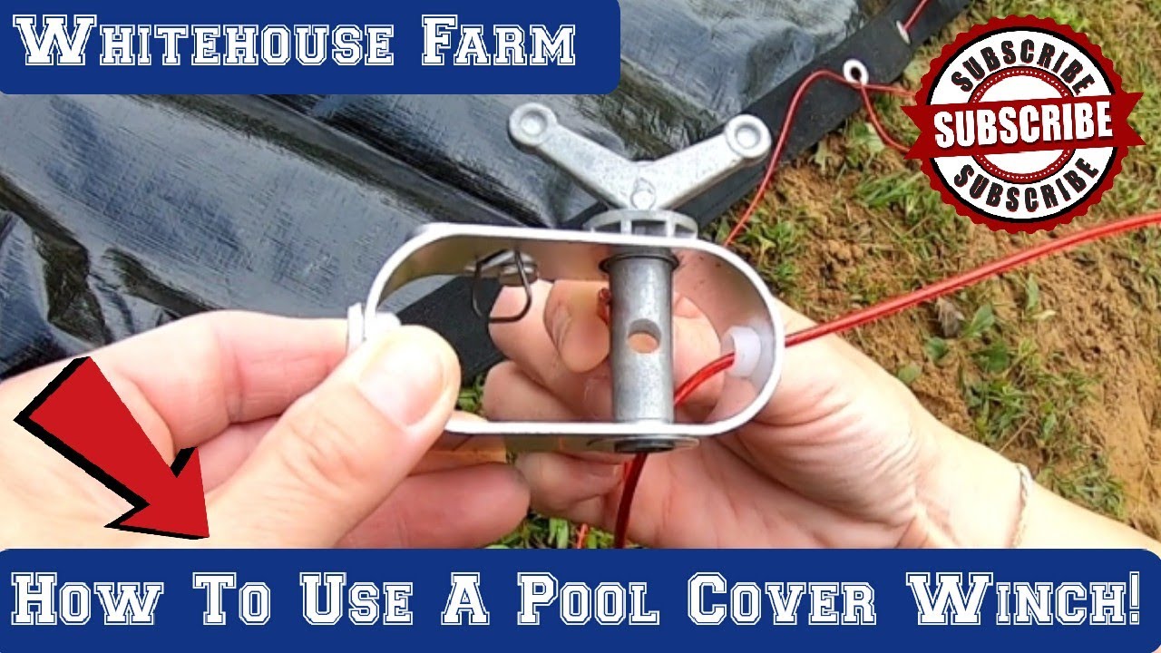 How To Use A Pool Cover Winch DIY! YouTube