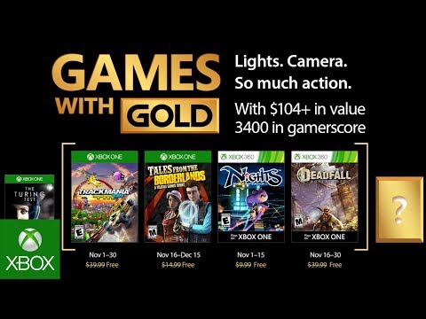 Объявлены бесплатные игры по программе Games With Gold в ноябре: с сайта NEWXBOXONE.RU