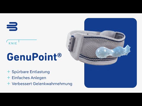 Erfahre, wie die Kniebandage GenuPoint® bei Reizzustände der Patellasehne unterstützt!