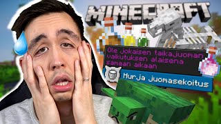 Oon TÄYSI EPÄONNISTUJA Minecraftissa!