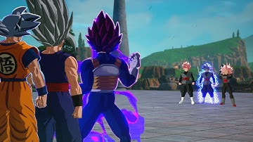Goku, Vegeta & Gohan Vs The Black Versions - Dragon Ball Sparking! Zero