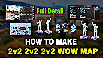 How To Make 2v2 2v2 2v2 WOW Dynamic Map | No Room Card Map | Wow Without Room Card Map | PUBG Bgmj