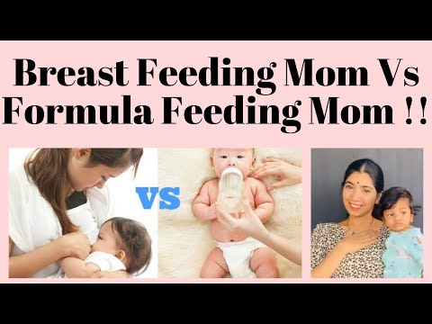 Breast Feeding Mom Vs Formula Feeding Mom !!