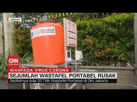 Sejumlah Wastafel  Portabel di  Jakarta  Rusak YouTube