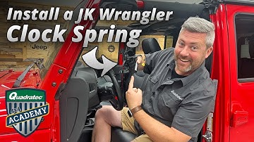 Learn How to Install a Clock Spring in a Jeep Wrangler JK | Quadratec Academy