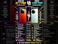 REALME GT 7 PRO🥵 VS REDMI K80 PRO🥶 #mobilecomparison #smartphone #shortsfeed #shorts #midrangephone