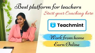 Teachmint platform for Online Teaching | PART 1