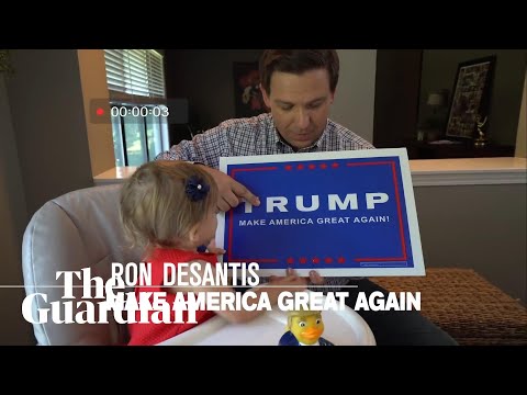 Ron DeSantis has released an ad indoctrinating his children into Trumpism