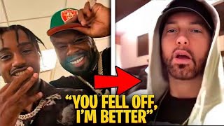 50 Cent Reacts To The Game Dissing Eminem