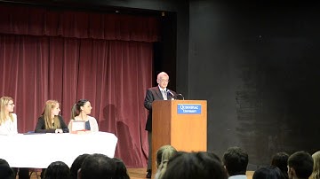 Professor Kenn Venit- Lambda Pi Eta 2014 Induction ceremony