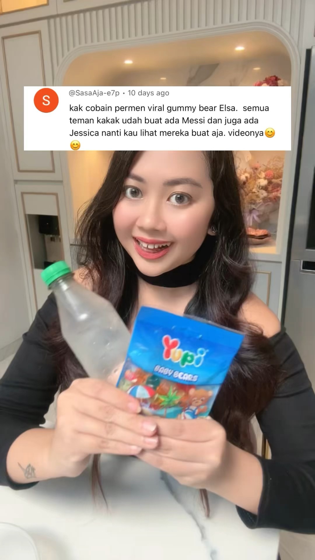 GUMMY BEAR ELSA FROZEN ?? ? GAK ENAK ? | Klara Tania #shorts