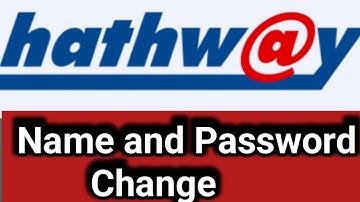How do I log into my Hathway wifi account | Change Name & Password in Hathway wifi2024 #sujeet