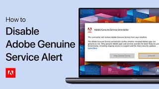 How To Disable Adobe Genuine Software Integrity Service Alert
