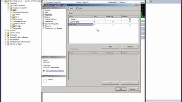 Creating Multiple Filegroups