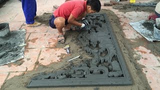 Techniques Construction Traiditional Sand And Cement - Build A Beautiful Concrete Details