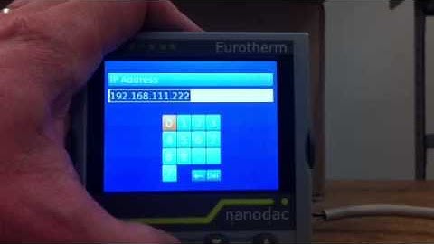 Nanodac IP address