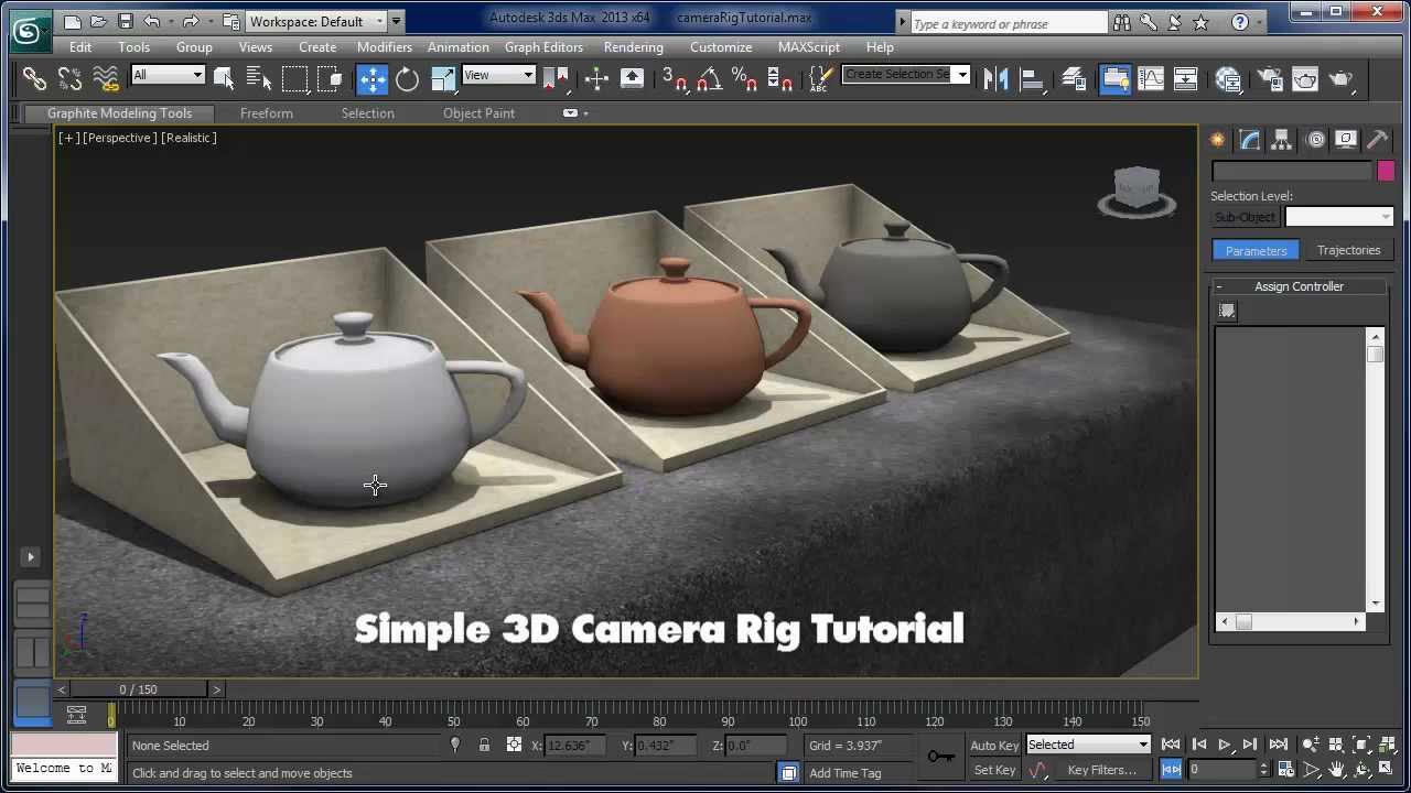 Simple Camera Rig Tutorial for 3ds max - YouTube