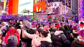 TIMES SQUARE NEW YORK CITY NEW YEAR'S EVE 2024 CELEBRATIONS🎊(December 31, 2023) by Walk Ride Fly 3,893 views 4 months ago 10 minutes, 32 seconds