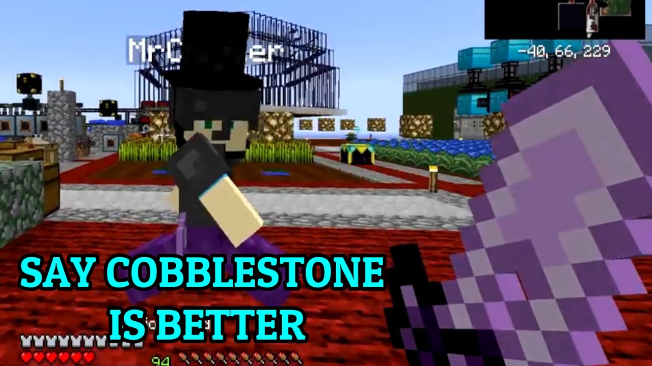 SSundee threatens Crainer to say Cobblestone is life