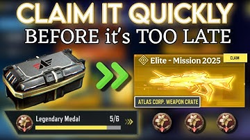 *NEW* Claim Elite Mission before the fall 2025 Legendary Medals To Claim Free Legendary Weapon CODM