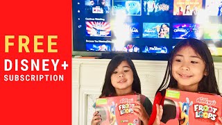 How to get a Free Disney Plus Subscription  ||  ENJOY FREE STREAMING