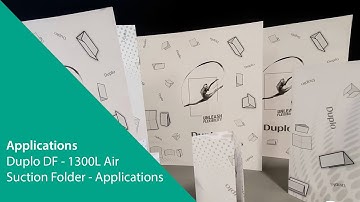 DUPLO DF-1300L Air Suction Folder - Applications