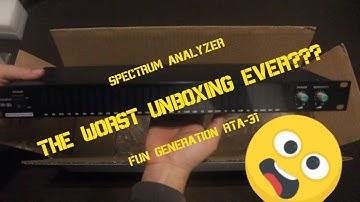 Unboxing Spectrum Analyzer Fun Generation RTA-31 in English
