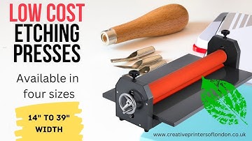 Etching Press  for Schools, Art Studios, Hobbyists, Lino Cut, Etching, Mono Printing, Intaglio