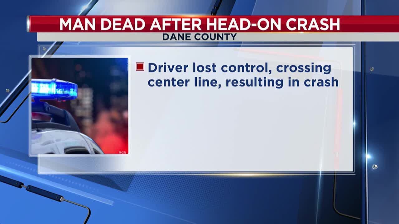 Man dies in crash on US 51 in Windsor, Dane Co. Sheriff's Office