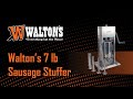 Walton's 7 lb Dual Speed Sausage Stuffer – Compact Power for Perfect Home Sausage Making!