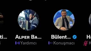 Alper Bahadır - Bülent Uslu Twitter Space Odası Kavgası
