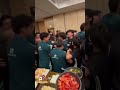 Selección de Japón fue captada celebrando el pase de México #futbol #mundial #mexico #deportes