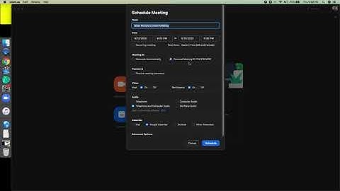 Setting up Co-Hosts Before your Zoom Meeting (Non-Personal Meetings)