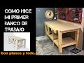 COMO HICE MI PRIMER BANCO DE TRABAJO (DIY MY FIRST WORKBENCH) | NAFTA Y FUEGO