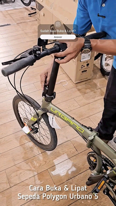 Cara Buka Lipat Sepeda Polygon Urbano 5 | How to Open Fold Polygon Urbano 5 Bicycle
