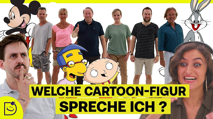 SAG MIR, welche Zeichentrickfigur ich spreche!